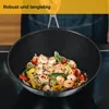 SILBERTHAL Wokpfanne Induktion 28 cm - Edelstahl Wok mit Produktbild-Vorschau 4
