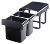 Ekotech EKKO.20 poubelle noire 2x16L pour armoire 40 cm Voir les images du produit 6