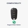 kwmobile Schlüsselhülle für Peugeot Citroen 3-Tasten Klapp Produktbild-Vorschau 6