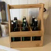 UNUS® Männerhandtasche aus Bambus Bier Flaschenträger 6 Produktbild-Vorschau 2