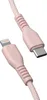 QUALO Nylon USB-C auf Lightning Kabel – 1,5 m, 2,4 A, Rosa Produktbild-Vorschau 10