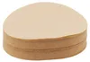 100Pcs 64mm Runde Kaffeefilter Ungebleichtes natürliches Produktbild-Vorschau 3