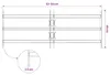 vidaXL Fenstergitter 700-1050 mm Galvanisiertes Stahl Produktbild-Vorschau 6