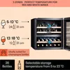 Klarstein vinotéka 2 zóny, malá, 85 l, skleněné dveře, Náhled obrázku produktu 3