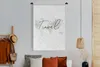 MuchoWow® Wandteppich Wandbehang Weltkarte - Aquarell - Produktbild-Vorschau 4