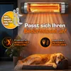 TRESKO Infrarood warmtestraler, 2500 W, met Productafbeelding-voorbeeld 5