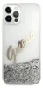 Guess Apple iPhone 12 Pro Max Silber Glitter Vintage Script Produktbild-Vorschau 3