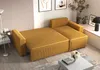 Ecksofa Alvito BIS, Farbe: Schokoladenbraun. Material: Produktbild-Vorschau 3