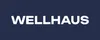The image shows the brand name WELLHAUS in large white letters on a dark blue background. Anteprima dell’immagine prodotto