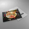 Bilder auf glas - Pizza Käse Tomaten - 100x70cm - Produktbild-Vorschau 2