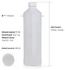 6x PE Kunststoff 1L Rundflasche natur Produktbild-Vorschau 2