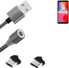 K-S-Trade Hochwertiges Magnet-Lade-kabel Sync-Kabel Produktbild-Vorschau 1
