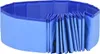 A blue foldable dog pool is shown from a slightly elevated side angle against a white background. Anteprima dell’immagine prodotto