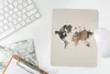 MuchoWow® Mauspad Mousepad Weltkarte - Holz - Braun 19x23 Produktbild-Vorschau 5