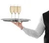 Profi Gastronomie Serviertablett aus rostfreiem Edelstahl - Produktbild-Vorschau 6