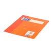 A notebook with a paw print design on an orange background. Produktbild-Vorschau