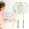 Racchetta da badminton per bambini con 2 palline Set gioco Anteprima dell’immagine prodotto 7