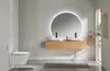 CERANO - Wastafel Lyra, gietmarmer, voor opbouw, wit, mat, Productafbeelding-voorbeeld 3