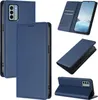A collage of images showing a dark blue flip-style phone case for a Nokia G22. Anteprima dell’immagine prodotto