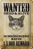Blechschild Tiere 20x30cm wanted Schrödingers Katze Produktbild-Vorschau 2
