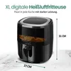 Emerio Airfryer XL AF-129329.3 - 5L - 80ºC bis 200ºC -12 Produktbild-Vorschau 7