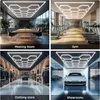 14er-Pack Hexagon LED Deckenleuchte mit Rahmen, 680W LED Produktbild-Vorschau 8