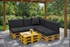 Setgarden Large Palettenkissen 8er Set Outdoor 120x60x10cm Produktbild-Vorschau 4