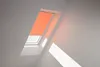 VELUX Sichtschutzrollo orange uni manuell Rahmen aluminium Produktbild-Vorschau 1