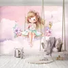 Fototapete Kinderzimmer Mädchen Ballerina - 250x175 cm - Produktbild-Vorschau 2
