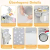 4 in 1 Reisebett mit Matratze, 120 x 60cm Beistellbett Baby Produktbild-Vorschau 3