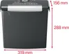 Rexel Momentum S206 Aktenvernichter Streifenschnitt 72 dB Produktbild-Vorschau 4