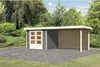 Gartenhaus Karibu Kodiak 3,5 inkl. Anbaudach 2,8 m, Produktbild-Vorschau 1