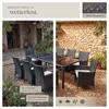 tectake® Aluminium Rattan Sitzgruppe Menorca wetterfest und Produktbild-Vorschau 6