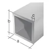 Alberts® Vierkantrohr, Alu, versch. Größen-2 m-10 x 10 mm-1 Produktbild-Vorschau 2