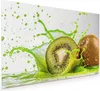 Küchenrückwand Spritzschutz Glas mit Motiv Kiwi Spritzer 40 Produktbild-Vorschau 1