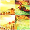Bilder auf glas - Venedig Gondel - 120x80cm - Glasbilder - Produktbild-Vorschau 8