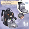 RUVALINO Baby Wickelrucksack Wickeltasche Rucksack mit Produktbild-Vorschau 4