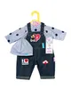 Dolly Moda Berlin Outfit 43cm - Puppenkleidung Set Shirt, Produktbild-Vorschau 1
