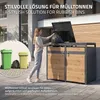 ML-Design Mülltonnenbox 4er für 4 Tonnen 240L 264x80x120 cm Produktbild-Vorschau 5