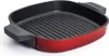 WOLL 'Iron Steakpfanne mit Rillen und Steakpresse in Chili Produktbild-Vorschau 3