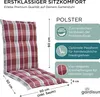 Gardisun Niedriglehner Auflagenkissen Polyacryl 8cm - Produktbild-Vorschau 3