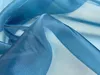 Crystal Organza Stoff Meterware 150 cm Breite, Türkisblau Produktbild-Vorschau 2