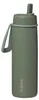 B.Box Bouteille isotherme avec paille 690 ml olive Voir les images du produit 3