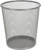 Excellent Houseware Mülleimer, Metall, 26,5 x 28 cm, grau Produktbild-Vorschau 1
