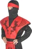 Červený kostým ninja draka pre chlapcov S 4-6 rokov Náhľad obrázku produktu 5