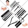 Set mit 18 Kosmetik-Accessoires für Maniküre, Pediküre und Produktbild-Vorschau 9