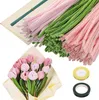 320stk Pfeifenputzer zum Basteln, Pfeifenreiniger Blumen Produktbild-Vorschau 1