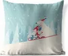 MuchoWow® Outdoor Kissen - Illustration eines Pinguins und Produktbild-Vorschau 1