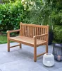 Gartenbank - Braun - Teakholz massiv Produktbild-Vorschau 2