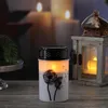 LED Grablichter/Grabkerzen Pusteblume - bis 2500 Stunden - H: 12cm, D: 7cm - Timer - 2er Set Produktbild-Vorschau